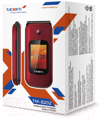 Мобильный телефон Texet TM-B202 (синий)