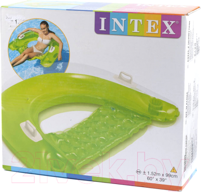 Надувной круг Intex Sit 'N Float / 58859 (зеленый)