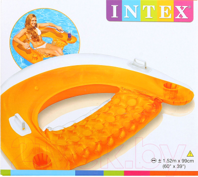 Надувной круг Intex Sit 'N Float / 58859 (оранжевый)