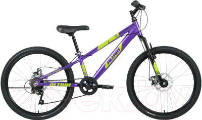 Велосипед Forward Altair 24 D 2020 / RBKT01647003 (11, фиолетовый/зеленый)