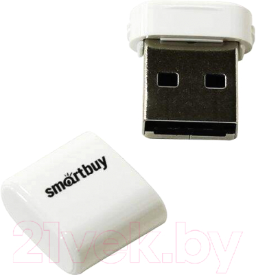 Usb flash накопитель SmartBuy Lara White 64GB (SB64GBLARA-W)