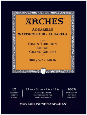 Набор бумаги для рисования Arches 1795102 (12л)