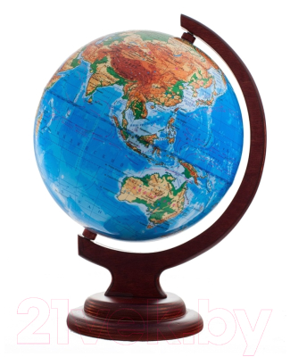 Глобус Глобусный мир Физический на подставке / 10007 (21см)
