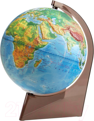 Глобус Глобусный мир Физический рельефный / 10275 (21см)