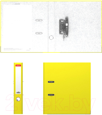 Папка-регистратор Erich Krause Standard / 284 (желтый)