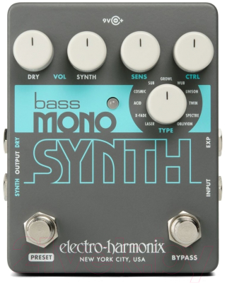 Педаль басовая Electro-Harmonix EHX Bass Mono Synth