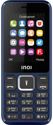 Мобильный телефон Inoi 242 (темно-синий)