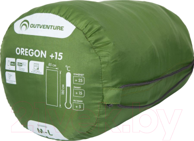 Спальный мешок Outventure S19EOUOS033-63 (M/L, оливковый)