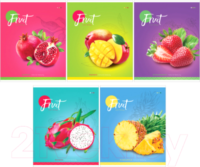 Тетрадь ArtSpace Фрукты. Colorful Fruits / Т60к_26685 (60л, клетка)