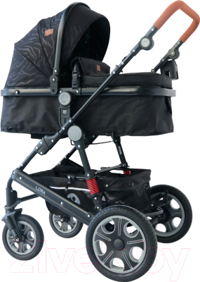 

Детская универсальная коляска Lorelli, Lora Black Circles 2 в 1
