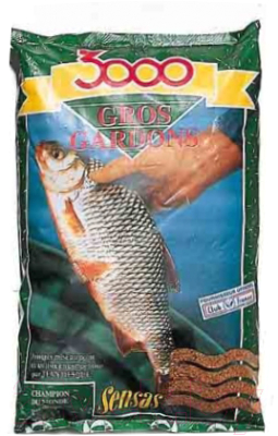 Прикормка рыболовная Sensas 3000 Gros Gardon / 00891 (1кг)