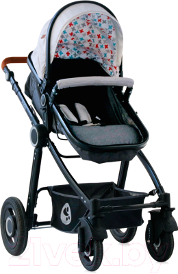 Детская универсальная коляска Lorelli Alexa 3 в 1 Light Grey / 10021292068