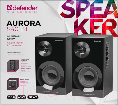Мультимедиа акустика Defender Aurora S40 BT / 65240