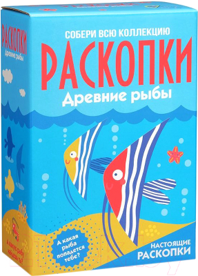 

Набор для опытов Раскопки, Раскопки. Рыбы / DIG-12