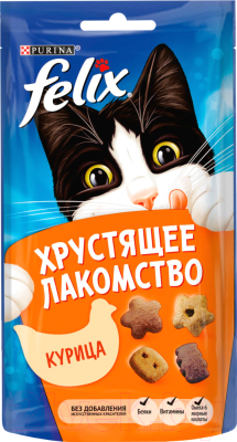 

Корм для кошек Felix, Хрустящее лакомство с курицей