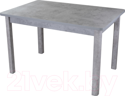 Обеденный стол Домотека Джаз ПР 70x110-147 (серый бетон/серый/04)