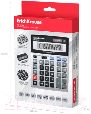 Калькулятор Erich Krause DC-5516М / ЕК45516