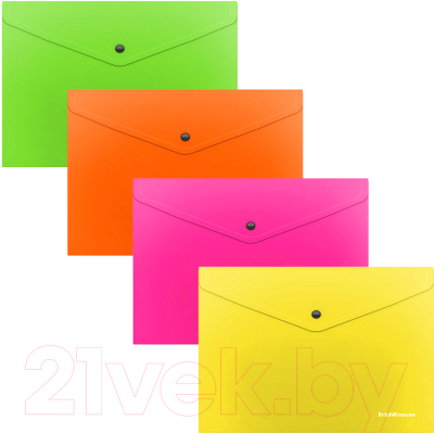 Изображение товара Папка-конверт Erich Krause Glossy Neon / 50305