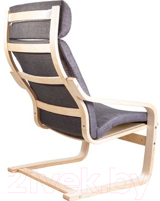 Кресло мягкое Седия Relax (ткань серый)