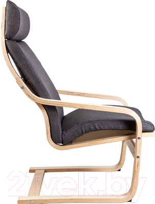 Кресло мягкое Седия Relax (ткань серый)