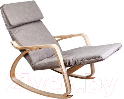 Кресло-качалка Седия Smart (ткань серый)