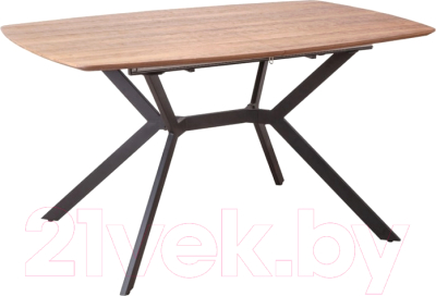 Обеденный стол Седия Allegro 140-180x90x75 (дуб античный/черный)