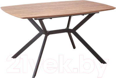 Обеденный стол Седия Allegro 140-180x90x75 (дуб сонома/черный)