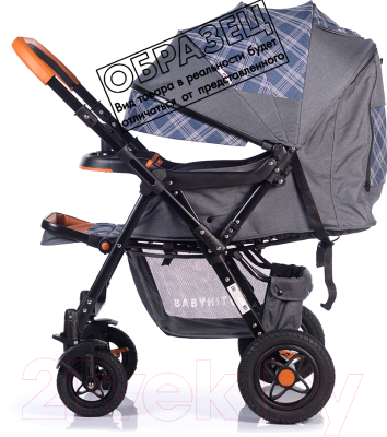 Детская прогулочная коляска Babyhit Sense Plus (Grey Red)