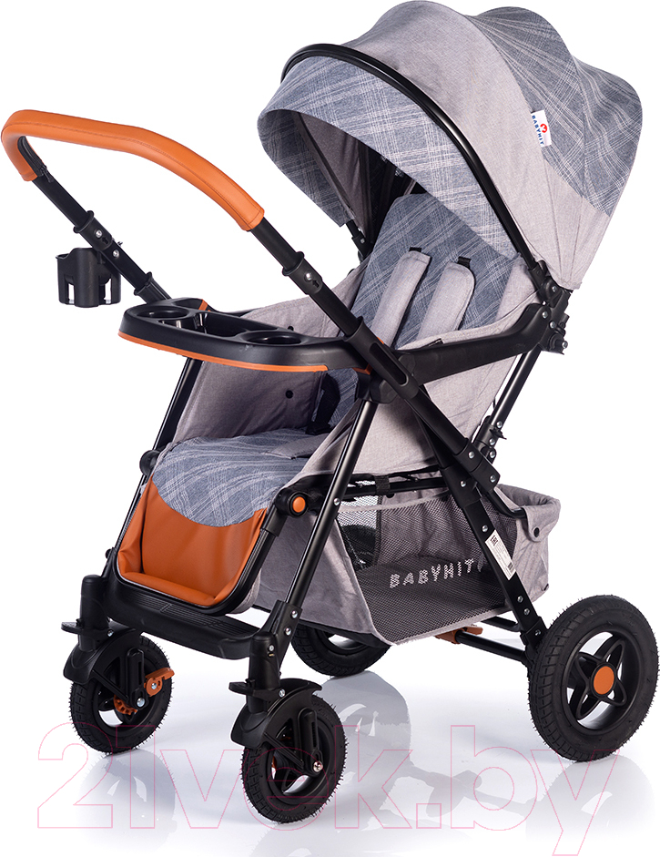 Детская прогулочная коляска Babyhit Sense Plus (Light Grey)