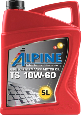 Моторное масло ALPINE TS 10W60 / 0100102 (5л)