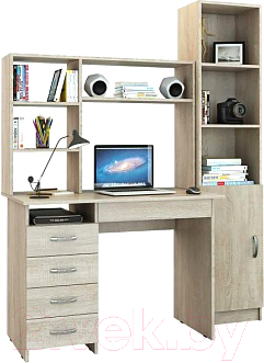 Комплект мебели для кабинета MFMaster УШ-1 / УШ-1-ДС (дуб сонома)