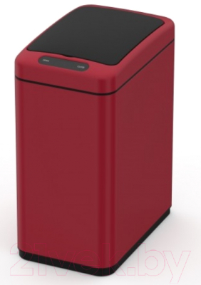 Сенсорное мусорное ведро JAVA Mary (8л, красный)