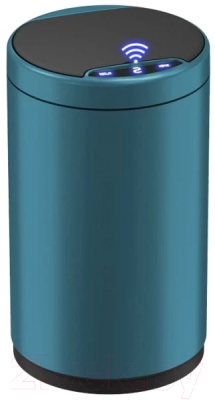 Сенсорное мусорное ведро JAVA Midy (12л, синий)