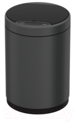 Сенсорное мусорное ведро JAVA Midy (9л, темно-серый)