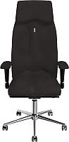 Кресло офисное Kulik System Business азур (серый с подголовником) - 