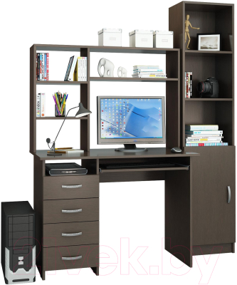 Комплект мебели для кабинета MFMaster УШ-3 / УШ-3-ВМ (венге)
