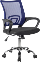 Кресло офисное Mio Tesoro Смэш AF-C4021 (синий/черный) - 