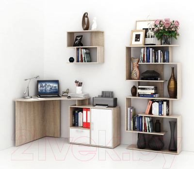 

Комплект мебели для кабинета MFMaster, Корнет УШ-2-01 / Корнет-2-01-СБ-16