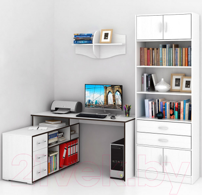 

Комплект мебели для кабинета MFMaster, Краст УШ-2-04 / Краст-2-04-БТ-16