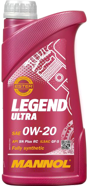 Моторное масло Mannol Legend Ultra 0W20 SN Plus RC / MN7918-1 (1л)