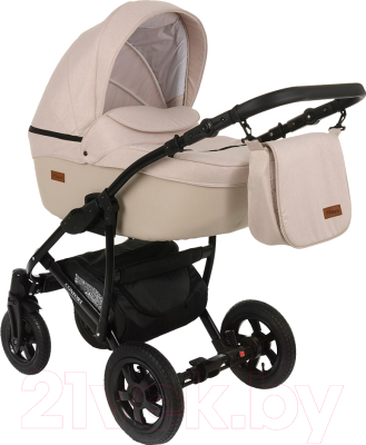 Детская универсальная коляска Pituso Confort 2 в 1 (светло-бежевый/кожа светло-бежевый)