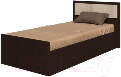 Односпальная кровать Rikko Фиеста 90x200 (венге/дуб атланта)
