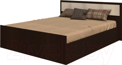Полуторная кровать Rikko Фиеста 140x200 (венге/дуб атланта)