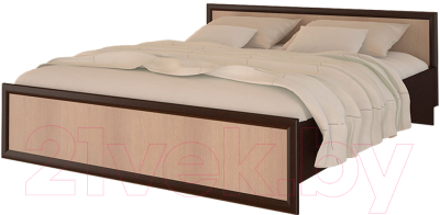 Полуторная кровать Rikko Модерн 140x200 (венге/дуб атланта)