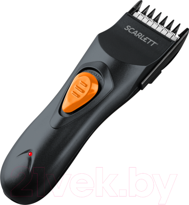 Машинка для стрижки волос Scarlett SC-HC63050 (графит/оранжевый)