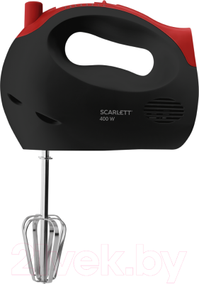 Миксер ручной Scarlett SC-HM40S14 (черный/красный)