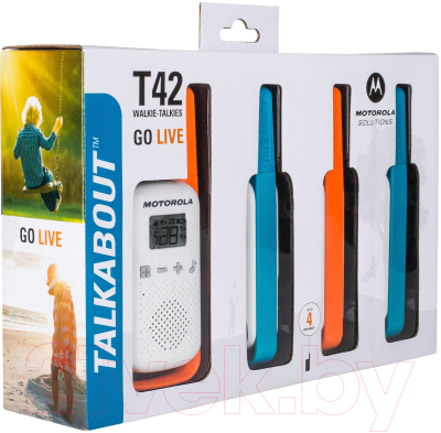 Комплект раций Motorola Talkabout T42 Quad Pack (4шт)