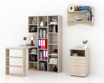 

Комплект мебели для кабинета MFMaster, Рикс УШ-1-02 / Рикс-1-02-ДС-16