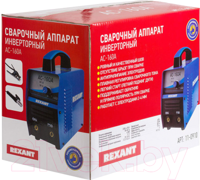 Инвертор сварочный Rexant АС-160А / 11-0910