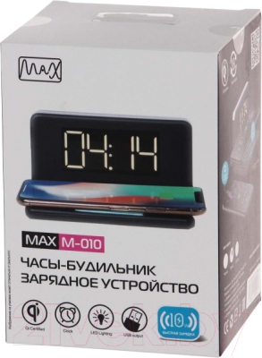 Зарядное устройство беспроводное MaX M-010 (черный)